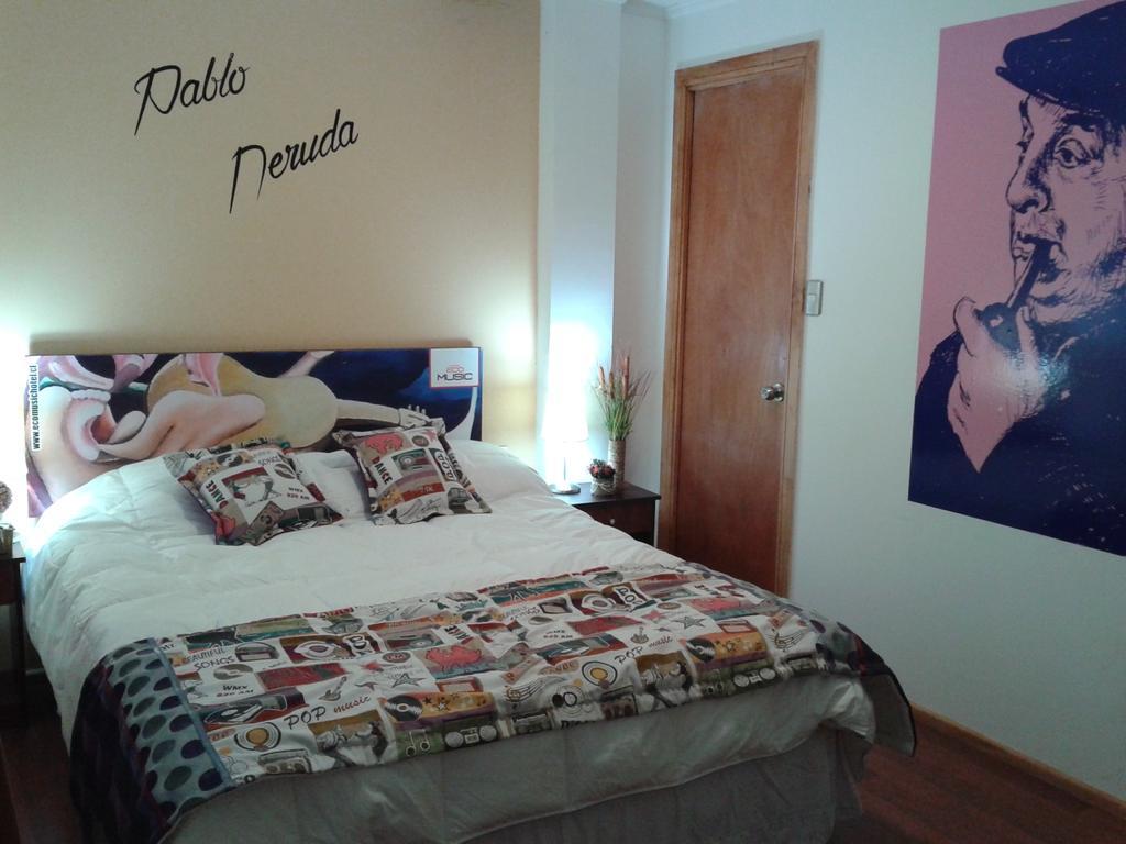 Hotel Ecomusic Valparaiso Bagian luar foto